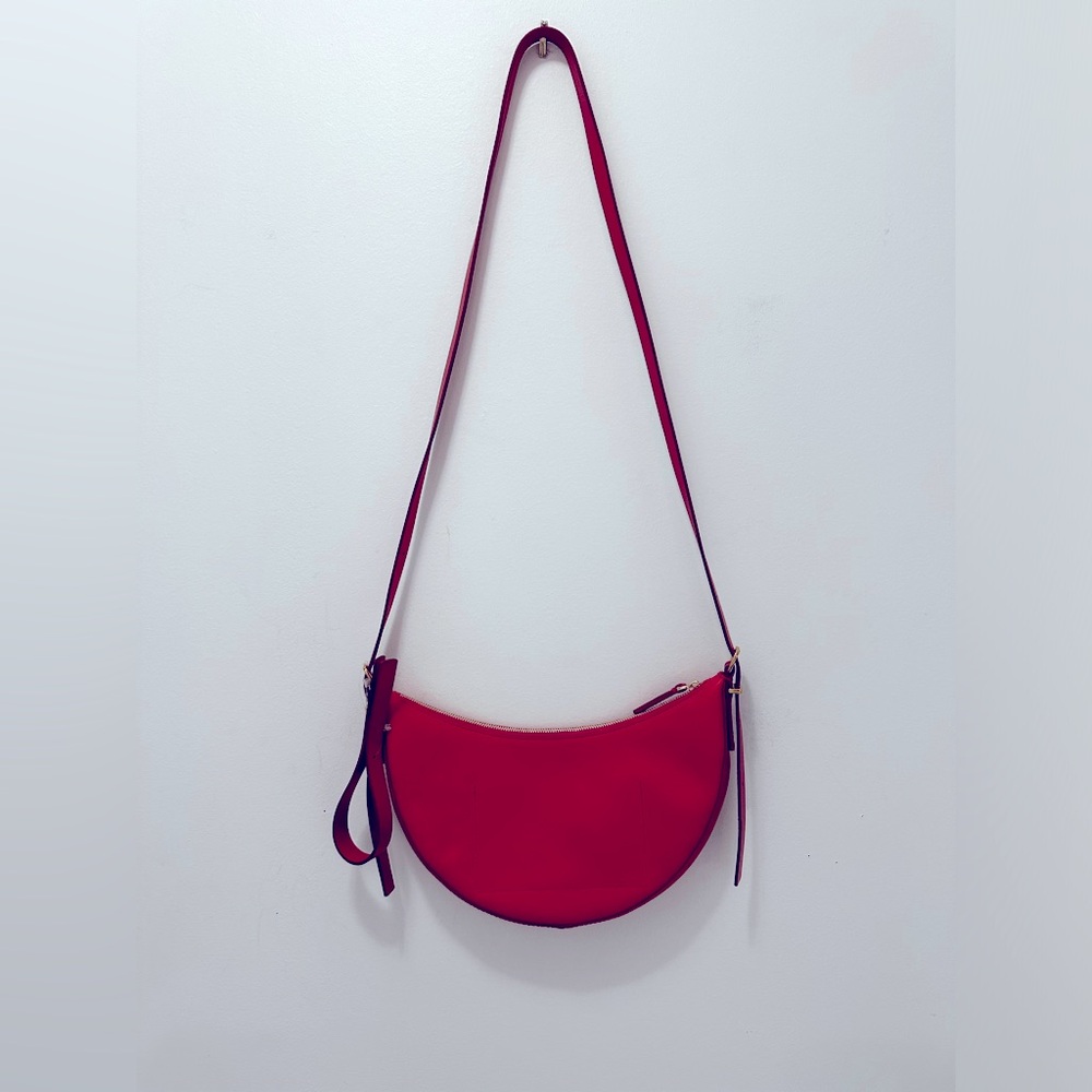 Madewell essential sling convertible crossbody bag - red